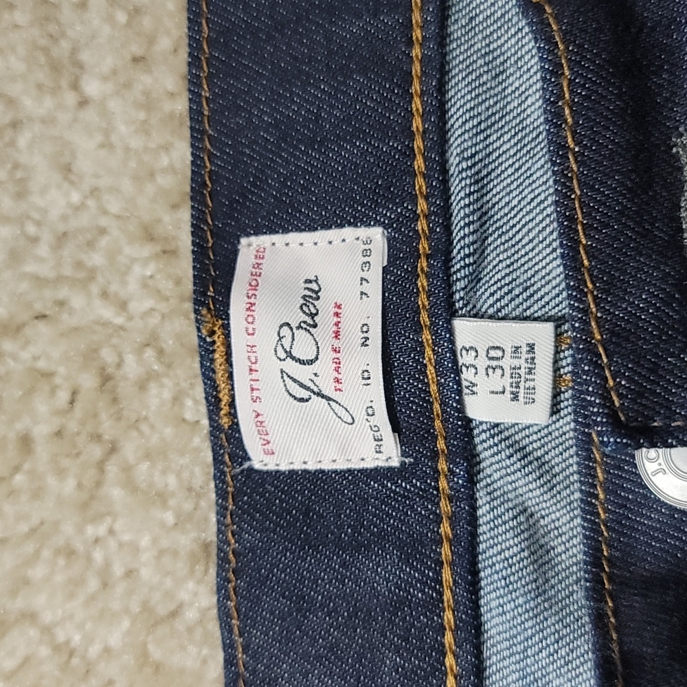 J crew 1040 Athletic-fit stretch jean in deep lake wash